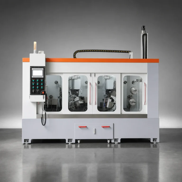 UB-MCQH260J Side, Front and Rear Angle Combination CNC Grinding Machine (3-Axis Robot Arm) front view