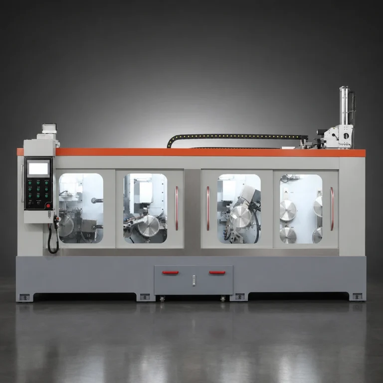 UB-MCQH300B Automatic Side and Front Angle Combination Grinding Machine front view