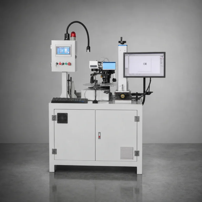 UB-DB300A Automatic Laser Marking Machine (Robot Arm) front view