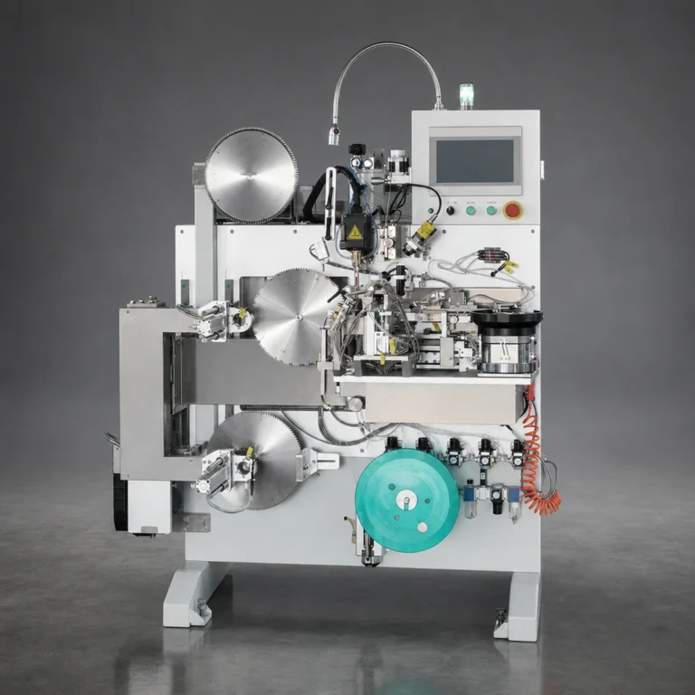 UB-HTC400SP Full Automatic Brazing Machine (Robot Arm) front view