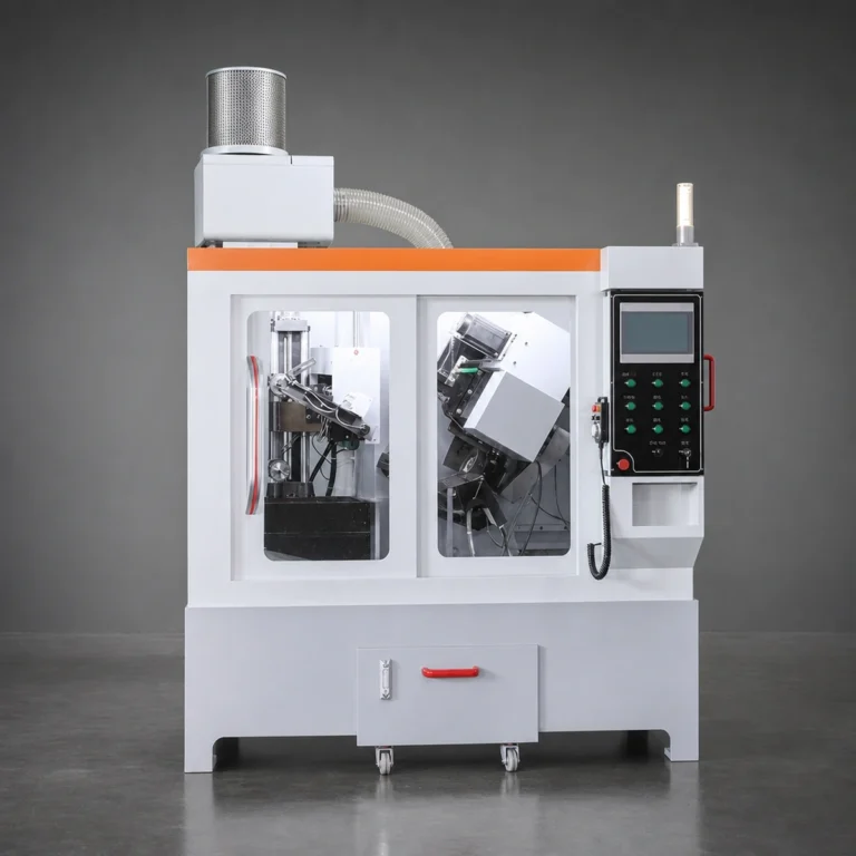 UB-MLH300F Full Automatic Back Angle Grinding Machine (Robot Arm) front view