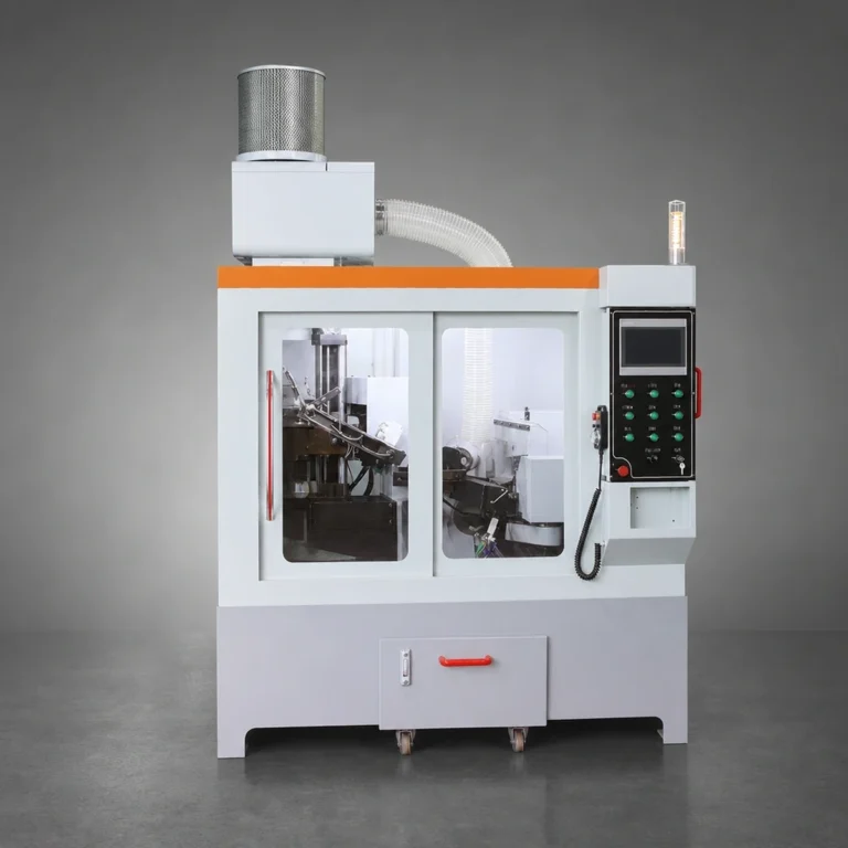 UB-MLQ300F Full Automatic Face Angle Grinding Machine (Robot Arm) front view