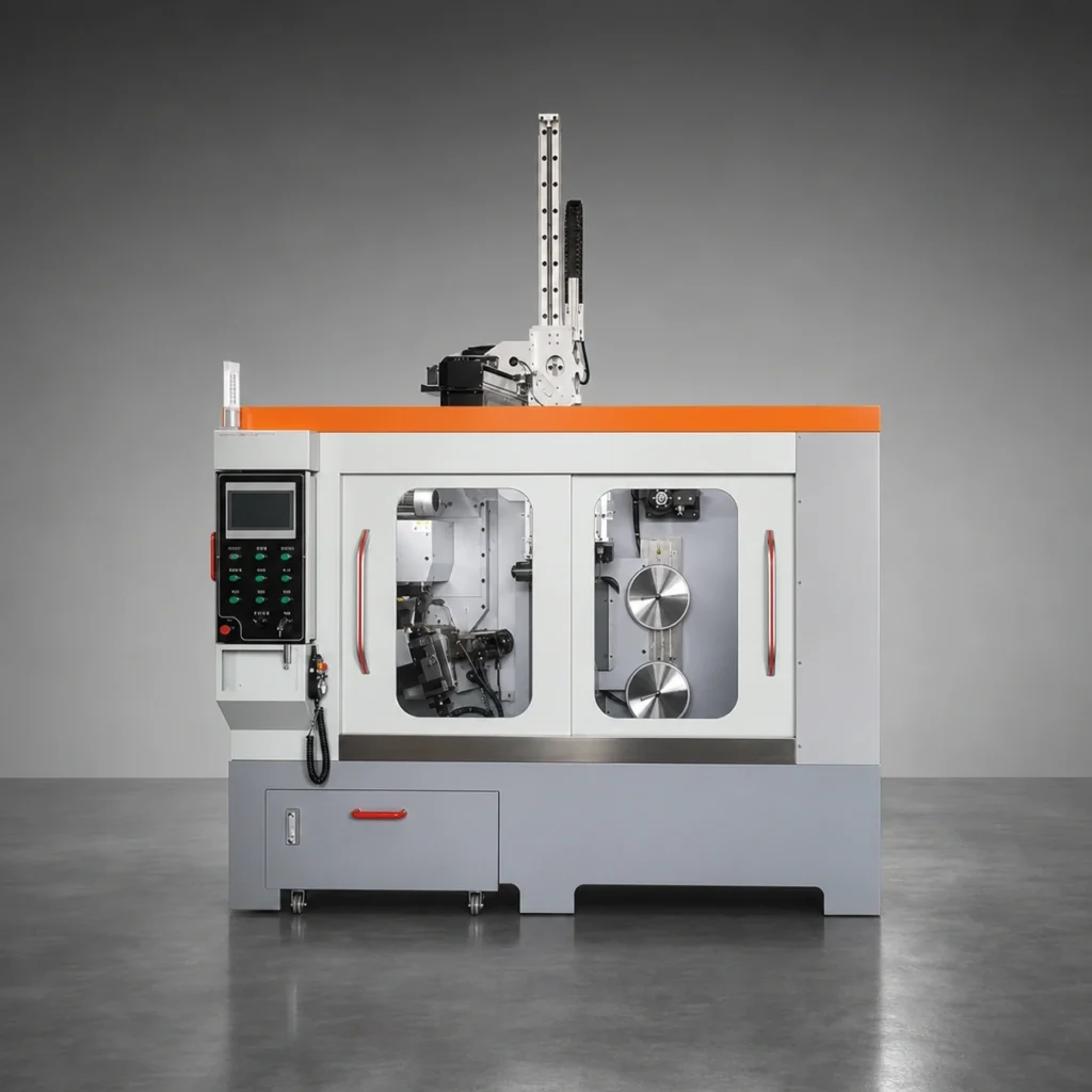 UB-MLQH400B Fully Automatic Front and Back Angle Grinding Machine front view