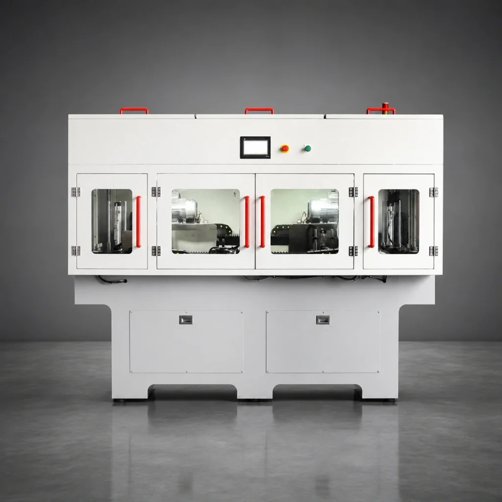 UB-MSP300B Full Automatic Double Side Water Polishing Machine (Robot Arm) front view