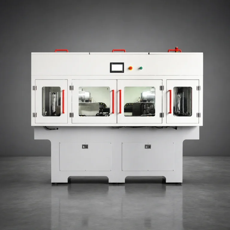 UB-MSP300B Full Automatic Double Side Water Polishing Machine (Robot Arm) front view