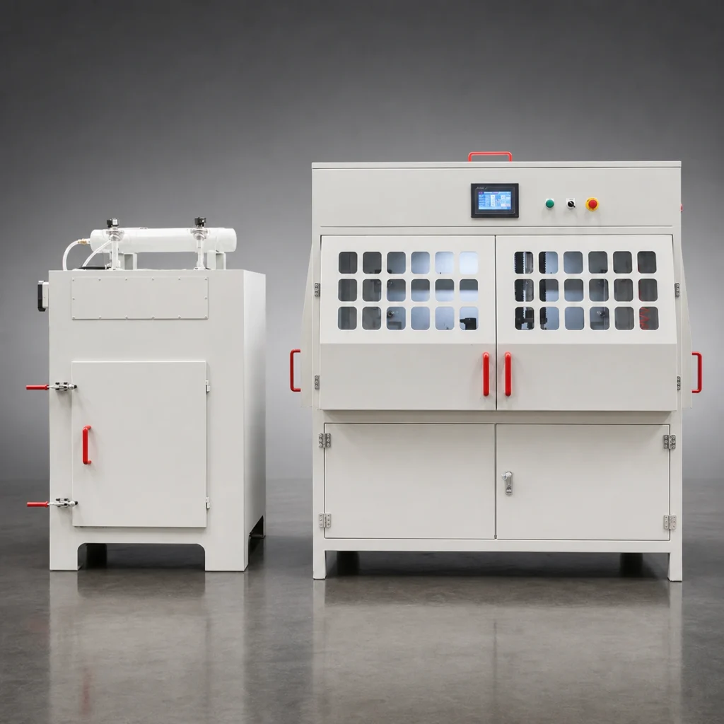 UB-PX400J Full Automatic Sand Blasting Machine (Robot Arm) front view