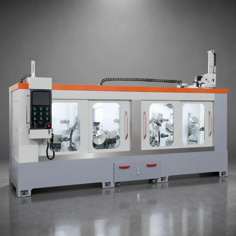 UB-MCQH300B Automatic Side and Front Angle Combination Grinding Machine