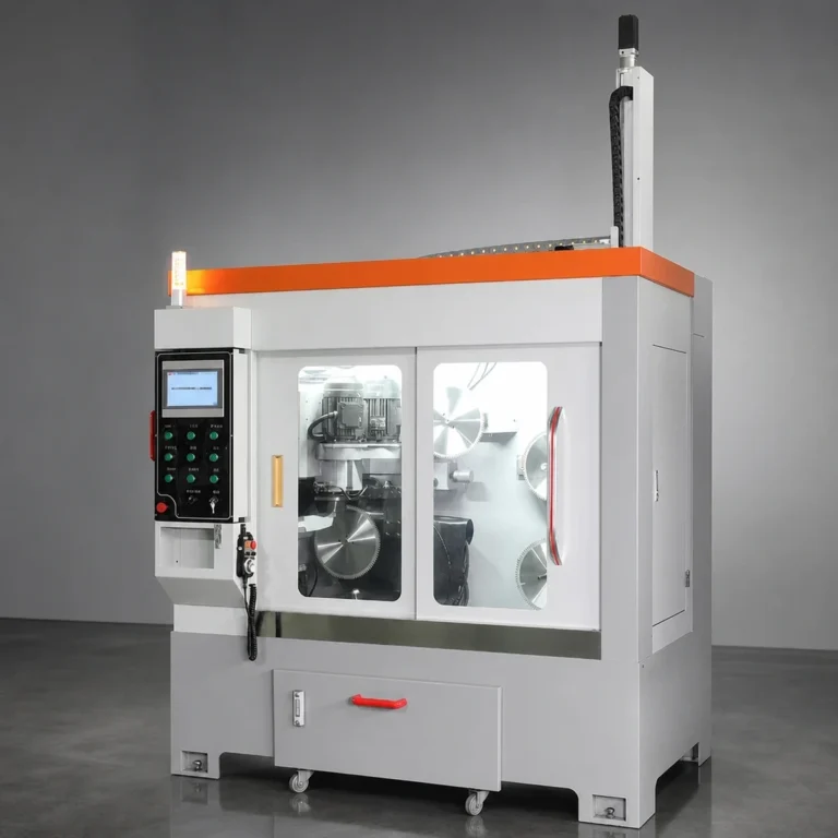 UB-MLC400J 3-Axis Saw Blade Side Angles Grinding Machine (3-Axis Truss Manipulator)