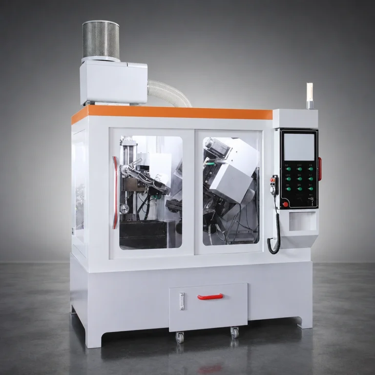 UB-MLH300F Full Automatic Back Angle Grinding Machine (Robot Arm)