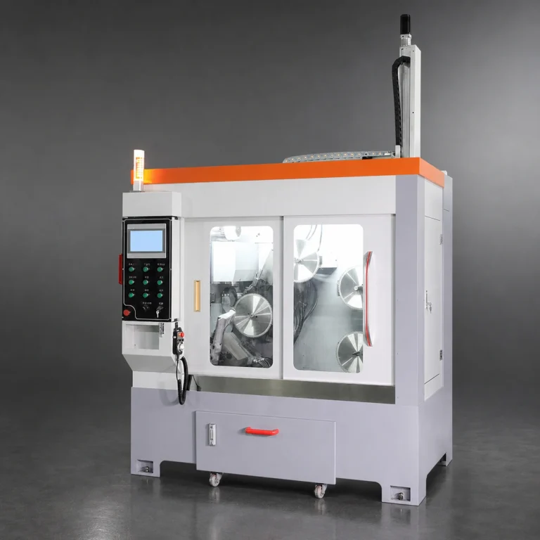 UB-MLQH400J 3-Axis Saw Blade Front and Back Angle Grinding Machine
