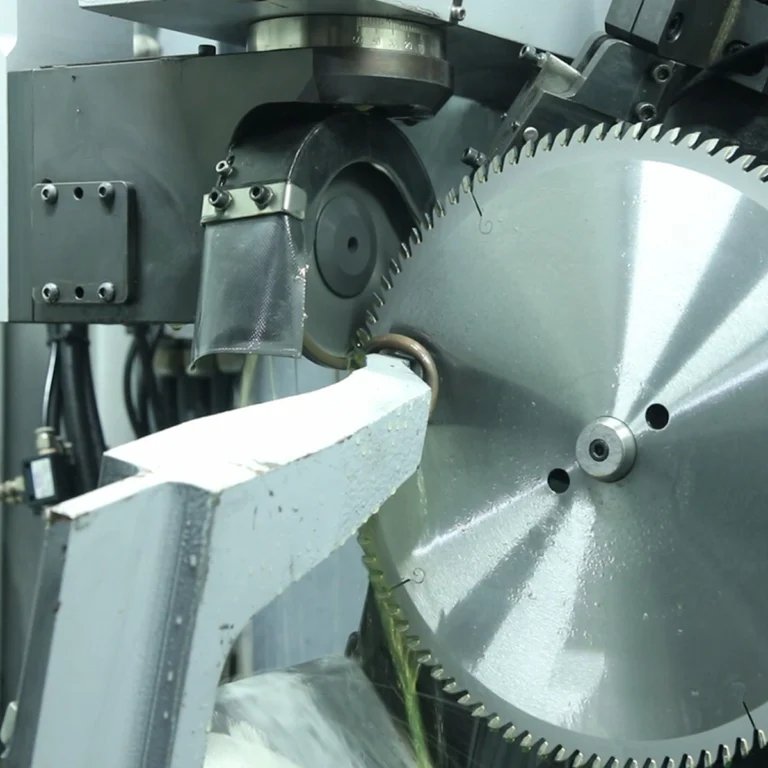 UB-MLQH400J 3-Axis Saw Blade Front and Back Angle Grinding Machine