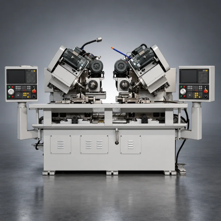 UB-4GX-D CNC Twin-Station Compound Milling Machine front view